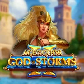 Age Of The Gods: God Of Storms 2 logo by Playtech Vincispin Casino
