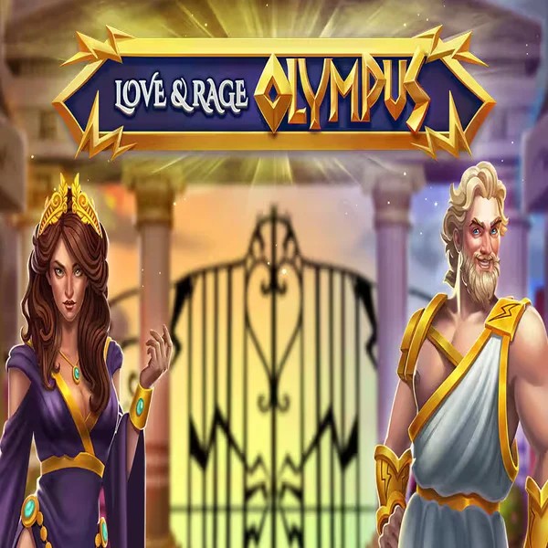 Love and Rage Olympus by Greentube, showcased at vinci-spins.de – game logo