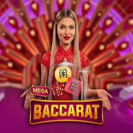 Mega Baccarat by Pragmatic Play, showcased at vinci-spins.de – game logo