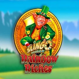 Slingo Rainbow Riches game by Gaming Realms – logo hosted on Vincispin Casino