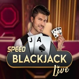 Official Live Casino logo: Speed Blackjack by Pragmatic Play at Vincispin Casino